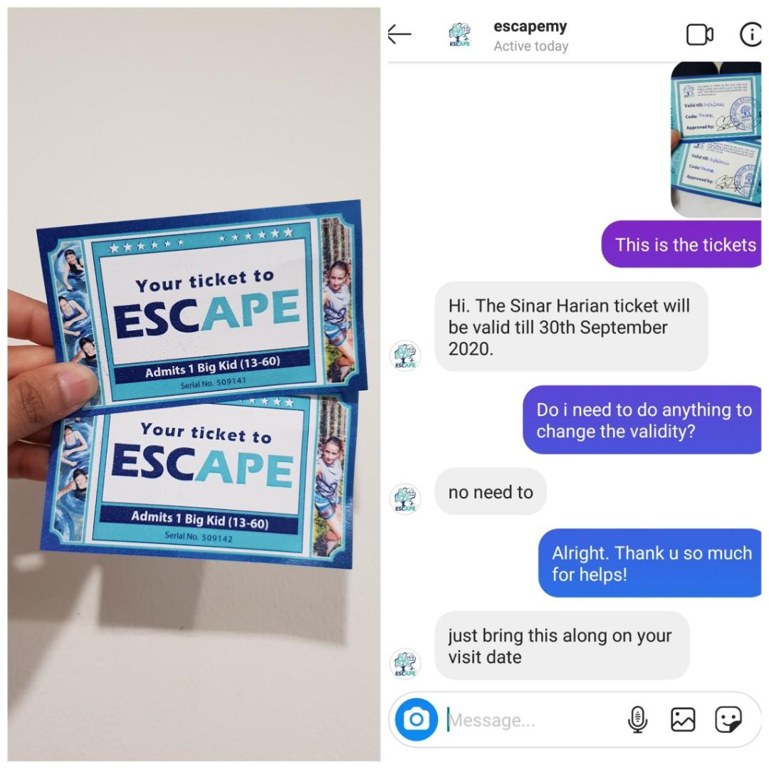 Escape Penang Tickets Vouchers Attractions Tickets On Carousell