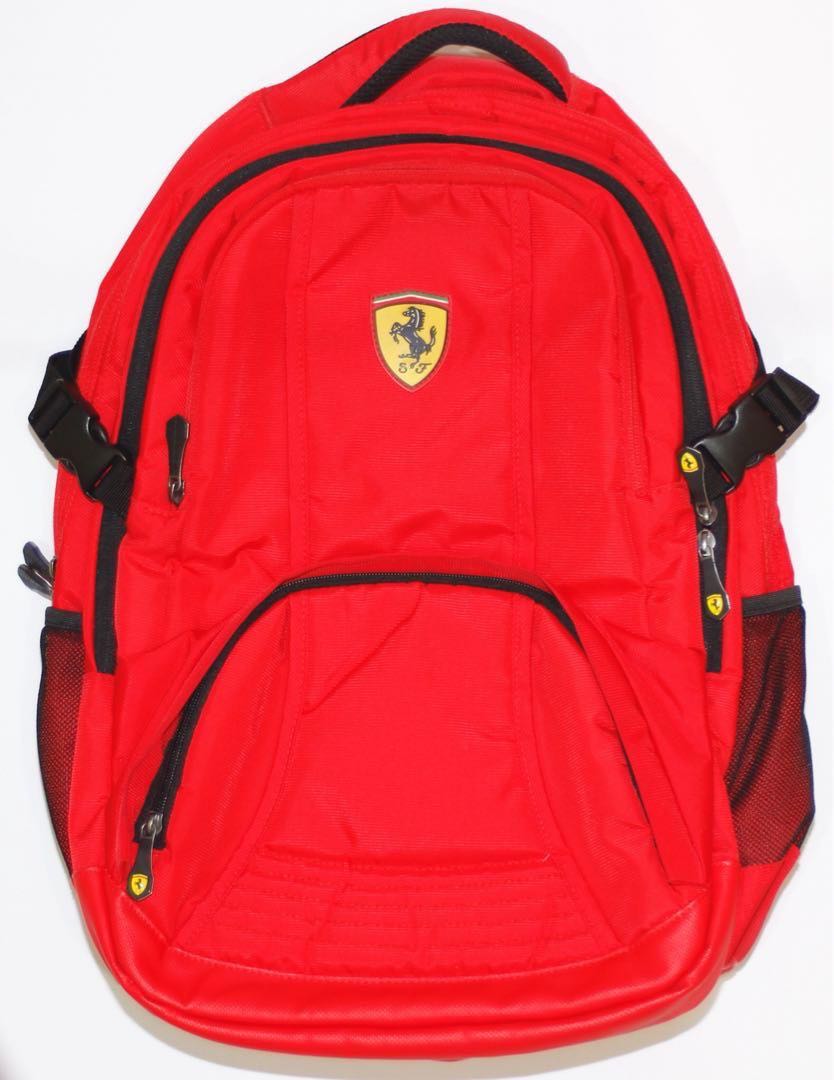 Ferrari Official Licensed Product Sports Backpack Bag School Carry on Men s Fashion Bags Backpacks on Carousell