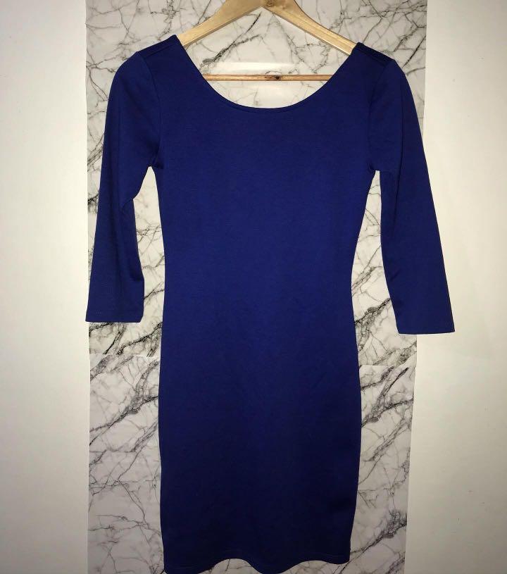 blue bodycon dress forever 21