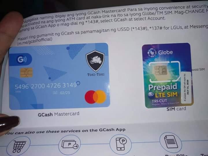 [1 Set]Globe SimCard \u0026 Gcash Mastercard