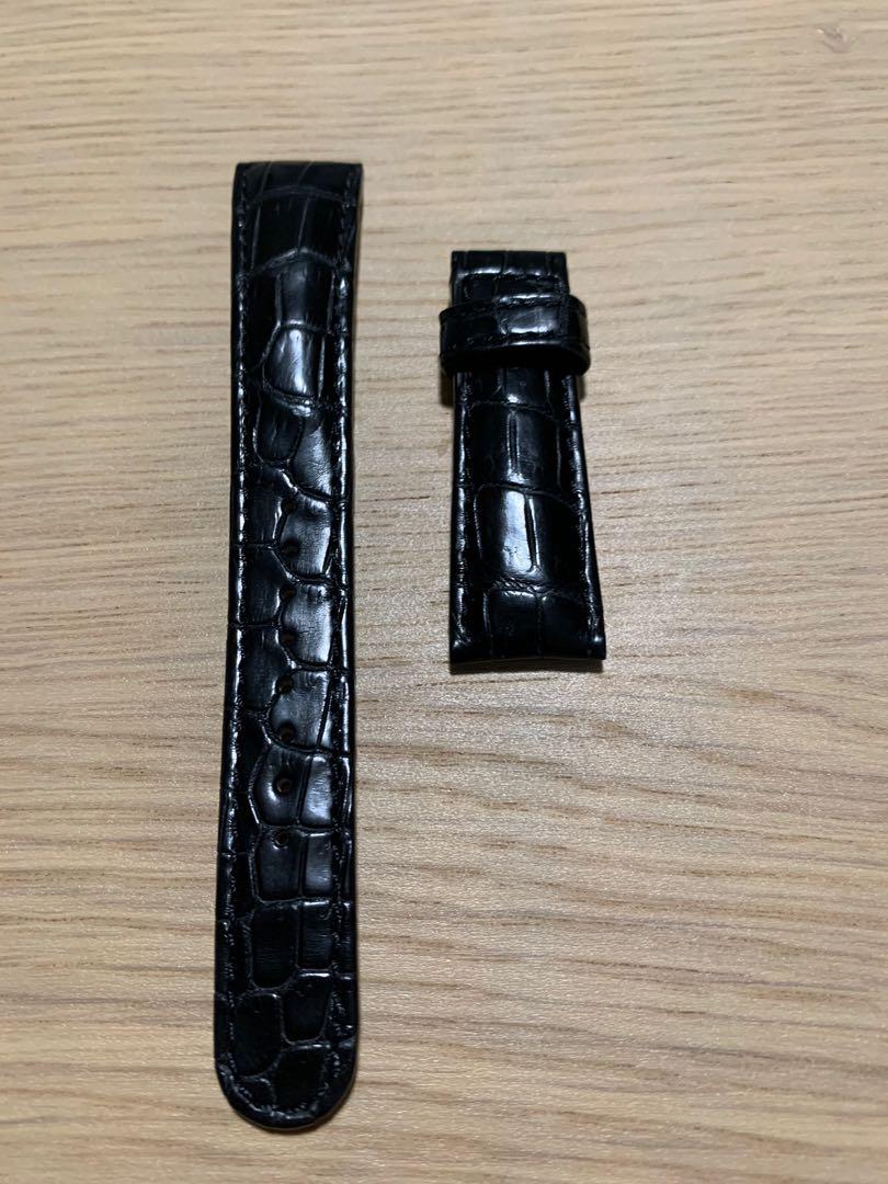 Grand Seiko Crocodile Black Watch Strap