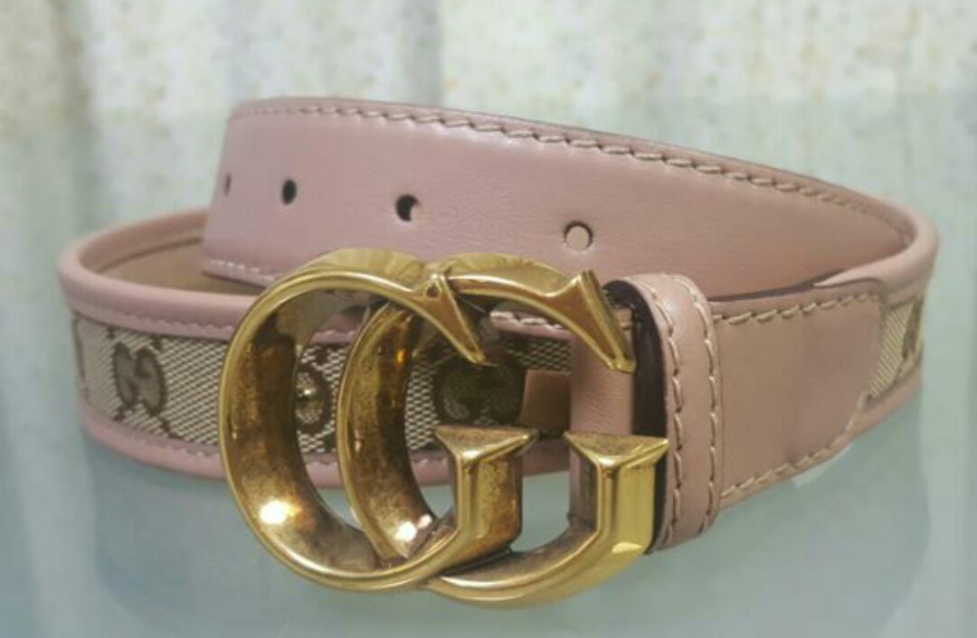 pink gucci belt