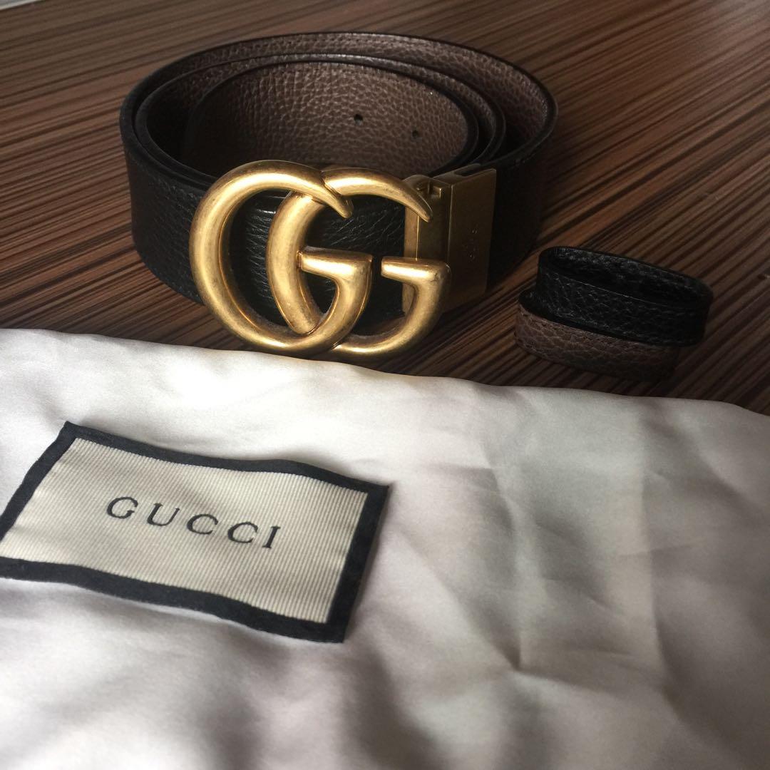 gucci double sided belt