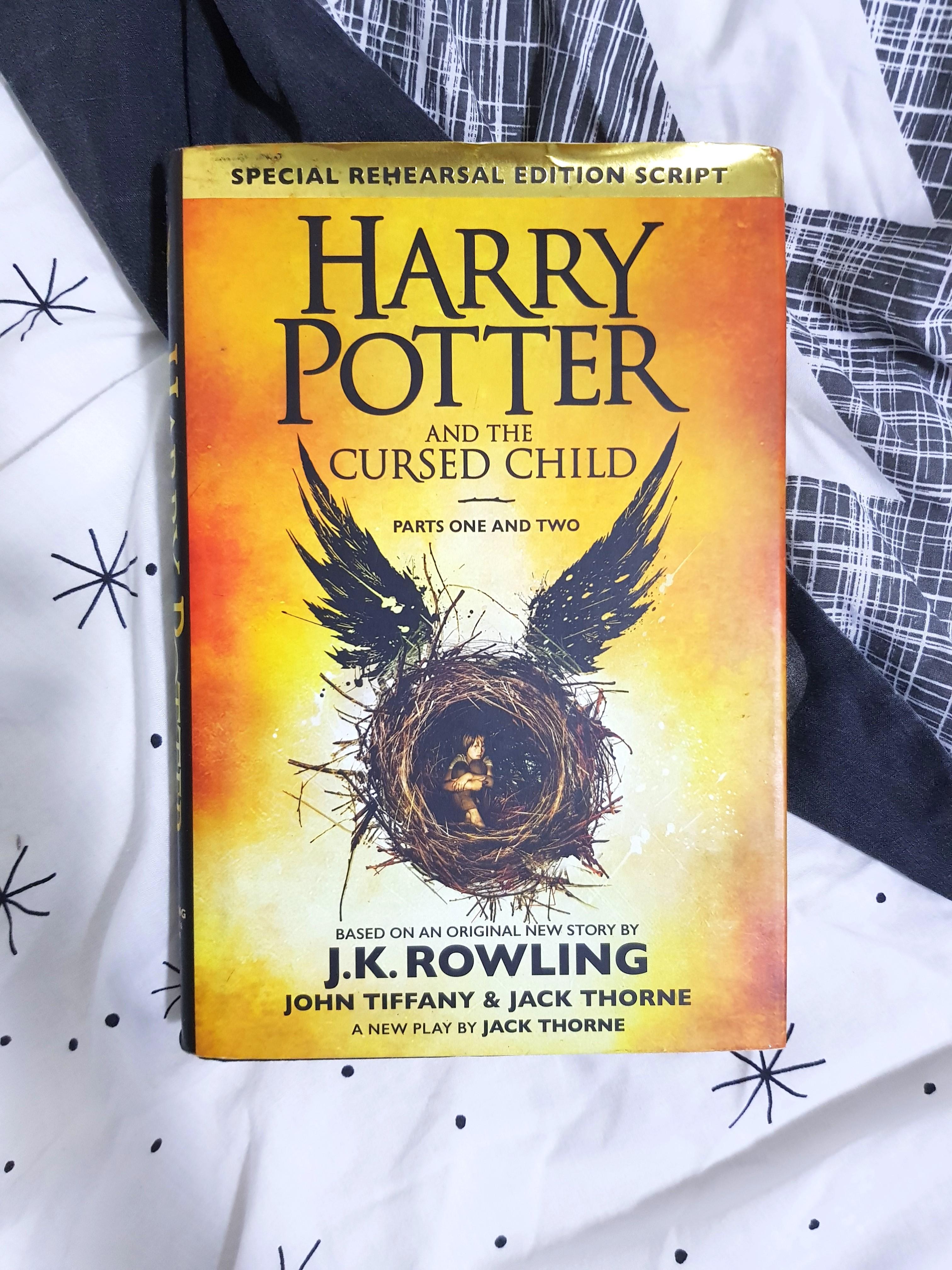 Harry Potter And The Cursed Child Books Stationery Fiction On Carousell