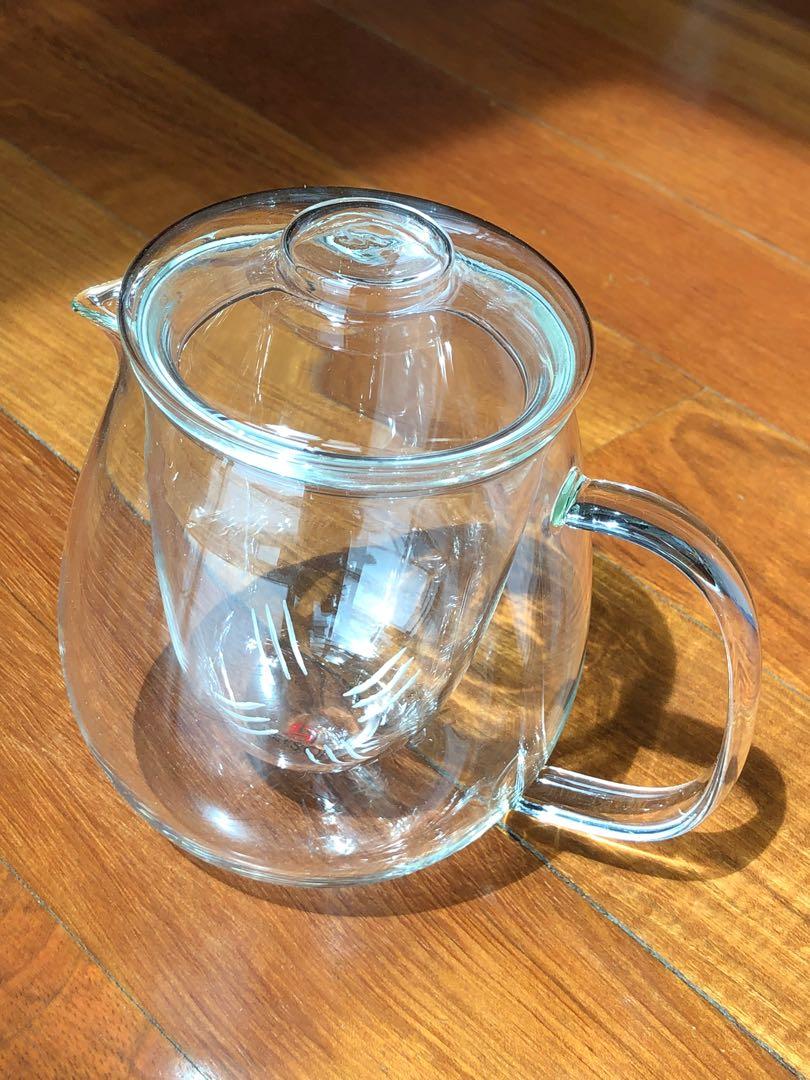 Heisou 650ml Glass Teapot, Furniture & Home Living, Kitchenware