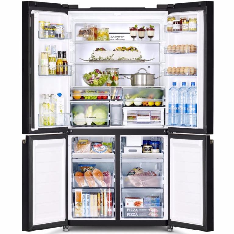 Hitachi R Wb640v0ms Gbk Side By Side French Bottom Fridge Tv Home Appliances Kitchen Appliances Refrigerators Freezers On Carousell