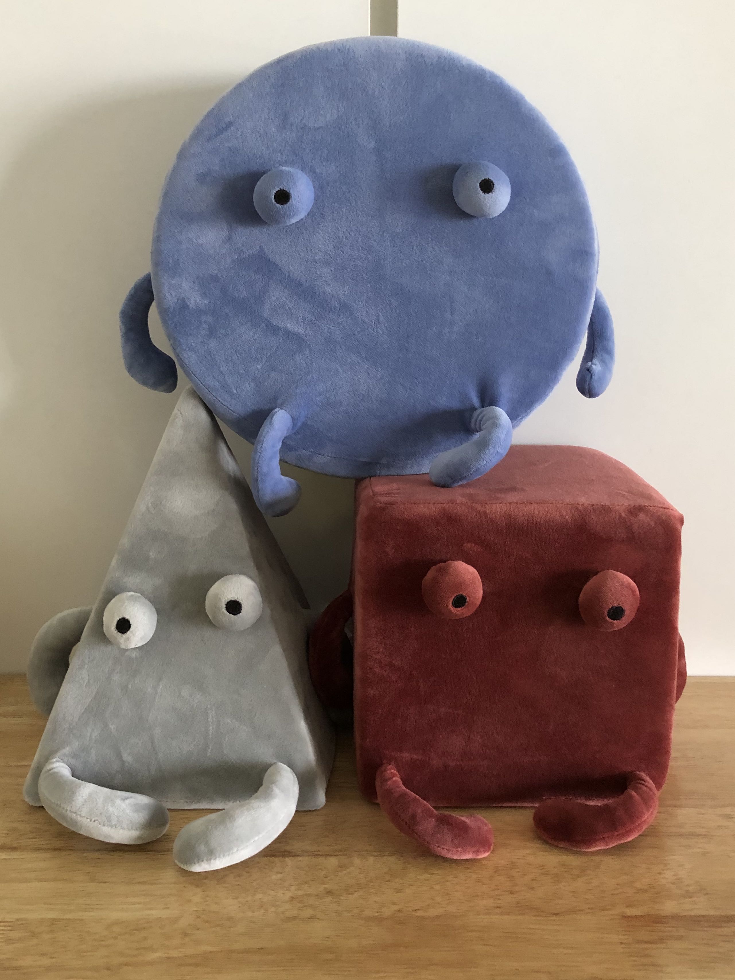 HOOGA Shape pillows, Furniture, Home Decor, Cushions & Linen on Carousell