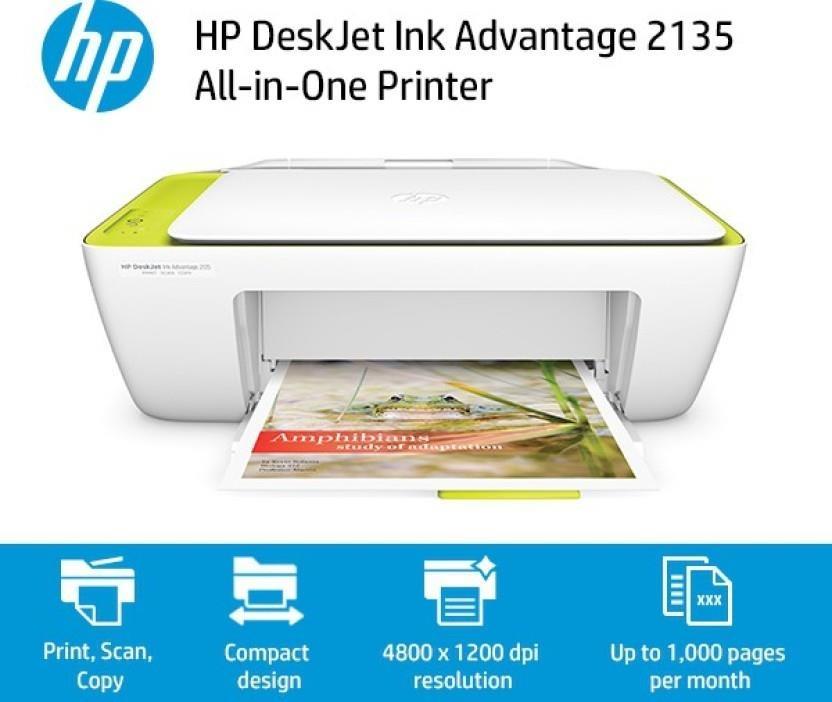 Hp Deskjet Ink Advantage 2135 All In One Printer Printer Copier Scanner Electronics Others On Carousell