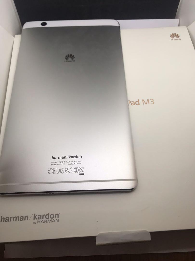 Huawei + Harman Kardon MediaPad M3 8.4” tablet, 手提電話, 平板電腦, 平板電腦