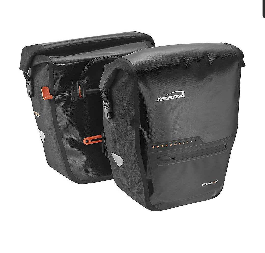 Ibera Bicycle Bag Pakrak Clip On Quick Release All Weather