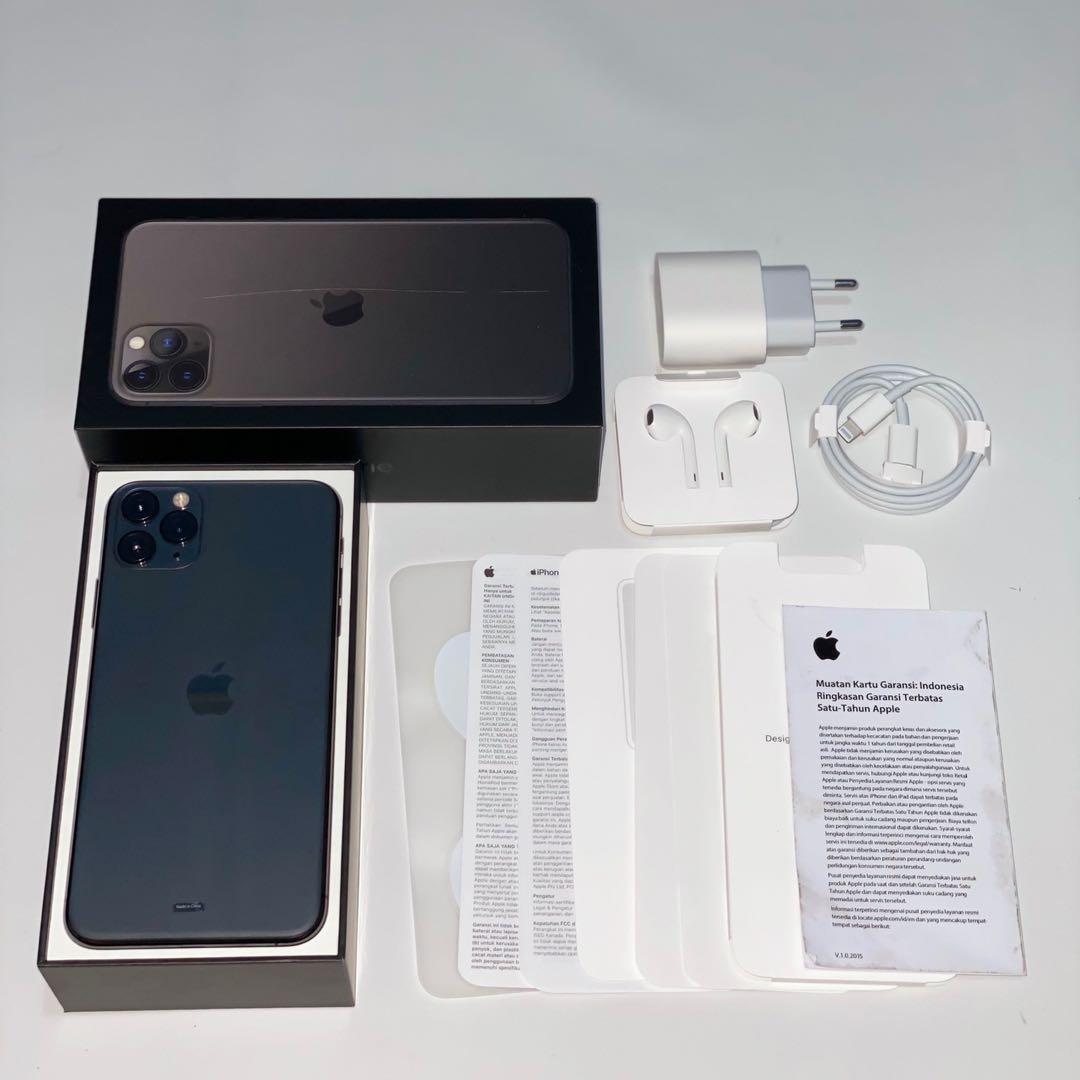 Iphone 11 Pro Max 64gb Ibox Indonesia Fullset Ori 256 512 Telepon Seluler Tablet Iphone Iphone 11 Series Di Carousell