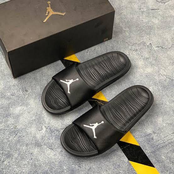 jordan slides black