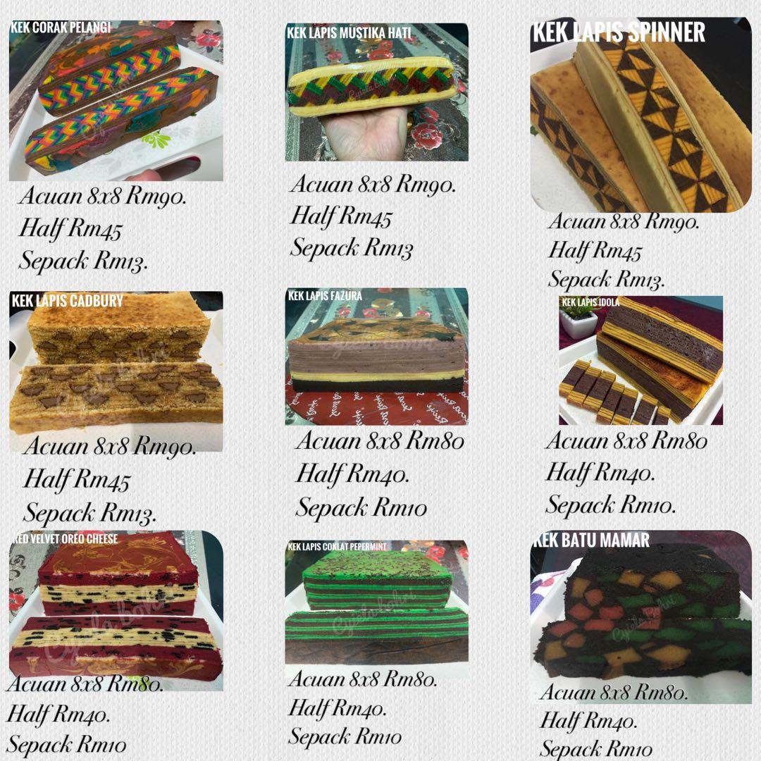 Kek Lapis Sarawak Food Drinks Local Delights Halal Local Delights Others On Carousell