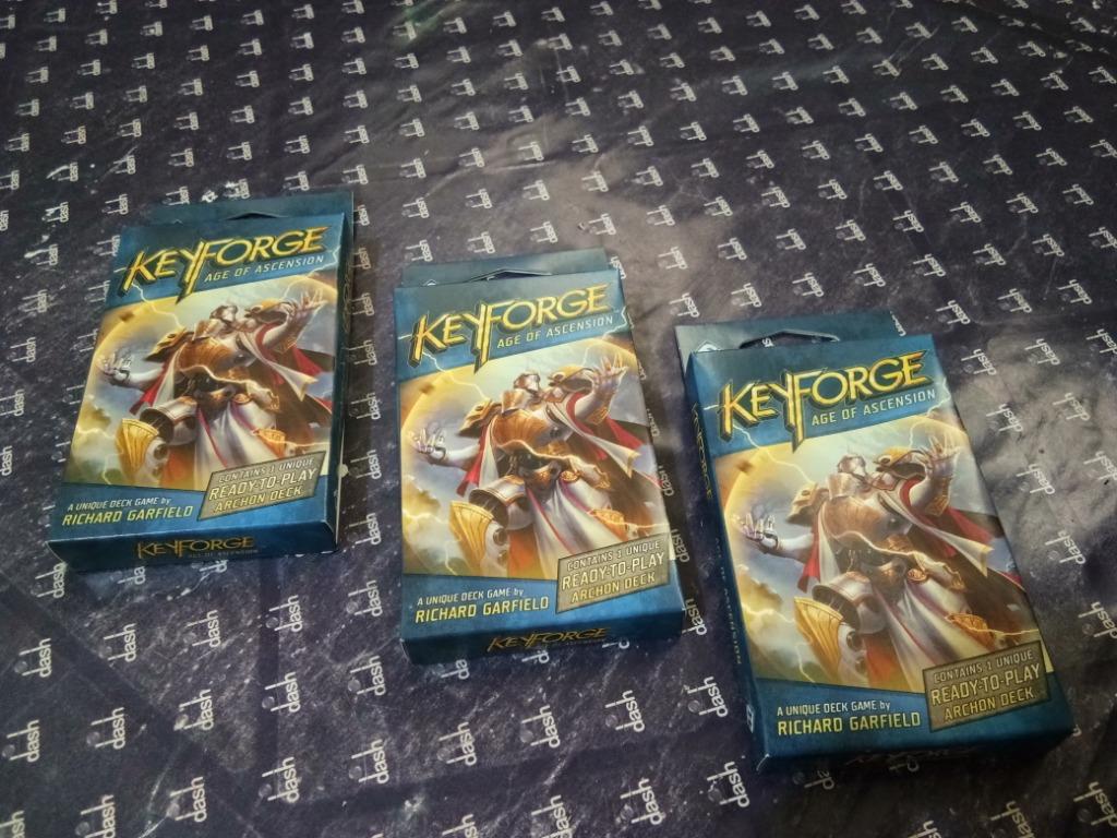 KeyForge Age Of Ascension decks set (Category: Card Packs) located in Quezon City. Submitted by jigknot (Listing ID 1017272815, Image 2). Description: -fresh from Gaminglib -all sealed and in mint condition -original price of 550, selling for 500 each -fixed price .