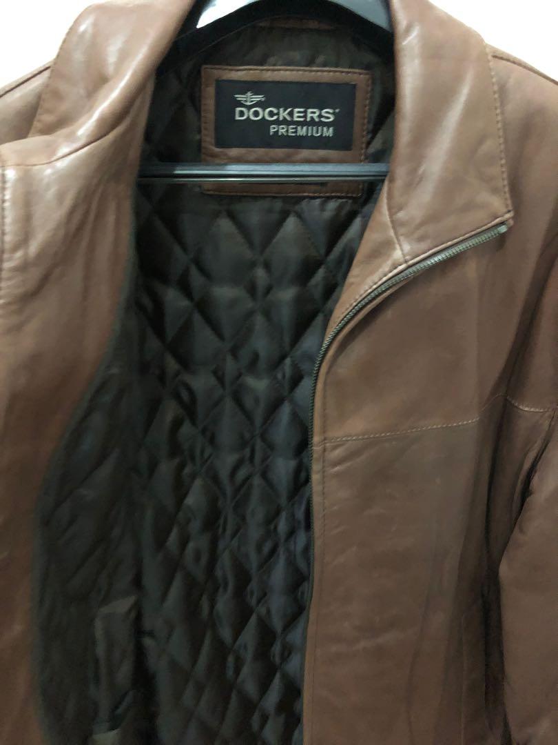 Dockers premium leather jacket sale