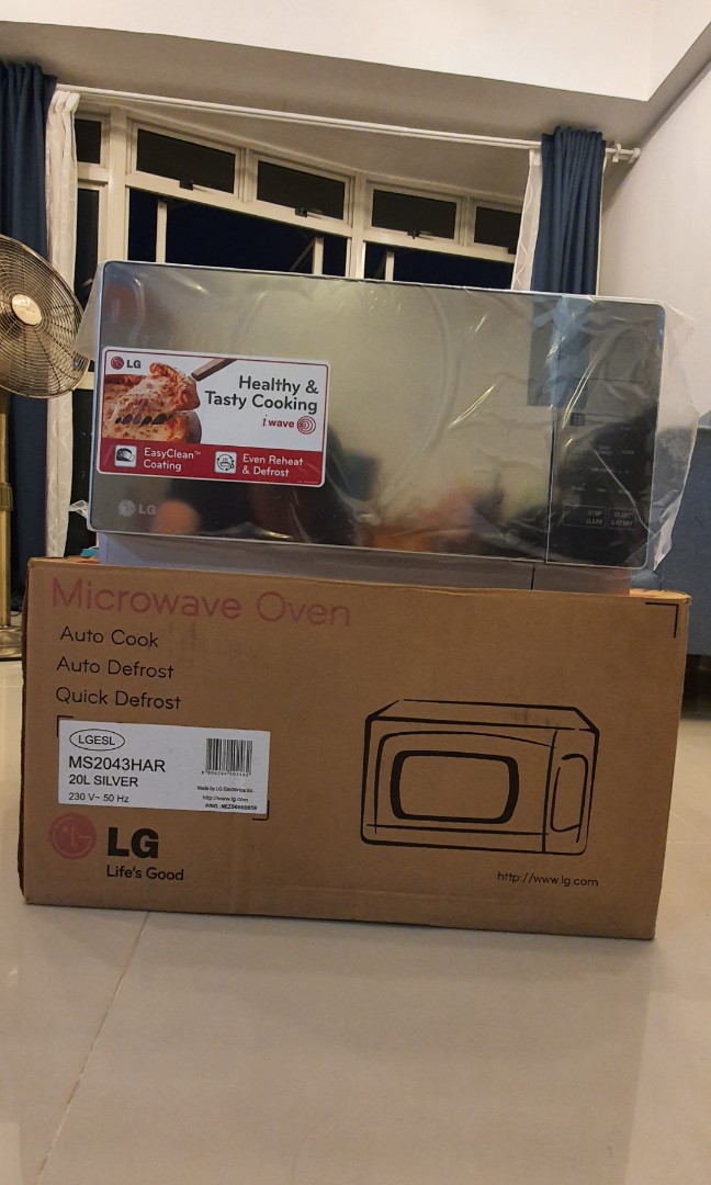 LG Microwave Ovan MS2043HAR brand new. TV Home Appliances Kitchen Appliances Ovens Toasters on Carousell