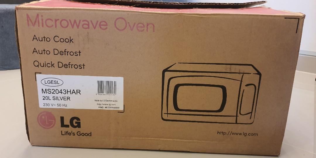LG Microwave Ovan MS2043HAR brand new. TV Home Appliances Kitchen Appliances Ovens Toasters on Carousell