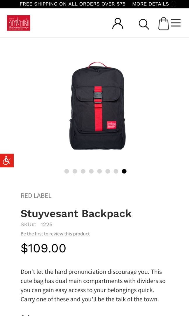 Manhattan Portage Stuyvesant Backpack