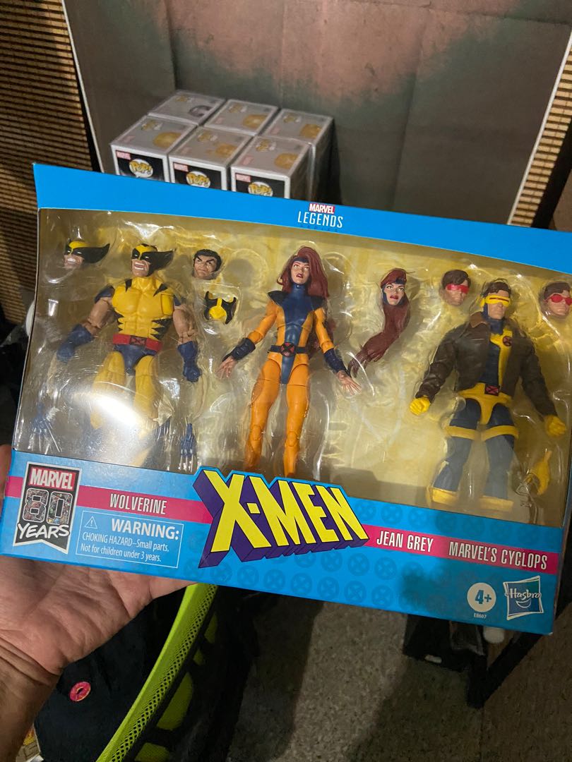 Marvel Legends Love Triangle Pack (Wolverine, Cyclops and Jean Grey ...