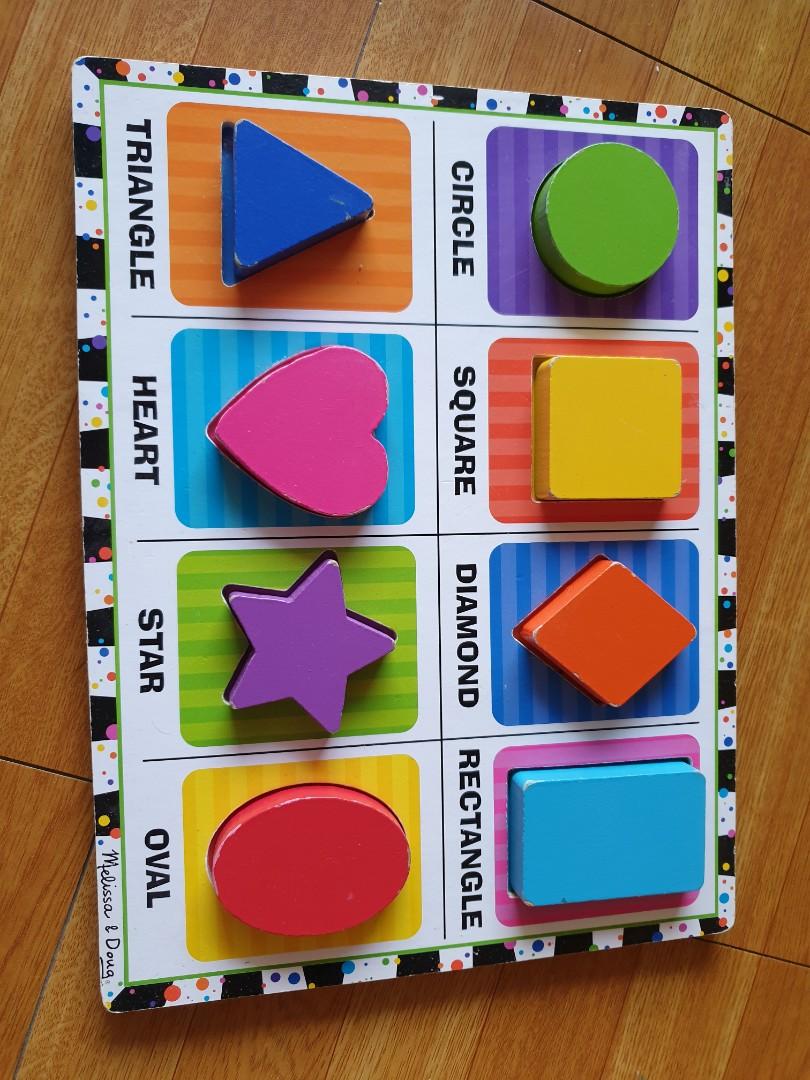 Melissa & Doug Pegboard (wooden toy) (Category: Infant Playtime) located in Paranaque City. Submitted by ktscollective (Listing ID 1017269753, Image 1). Description: VGUC. RFS decluttering. SF c/o buyer..
