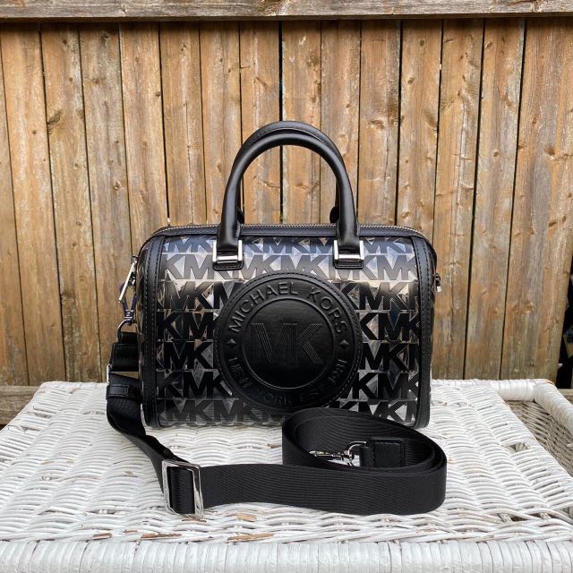 michael kors fulton handbag grey