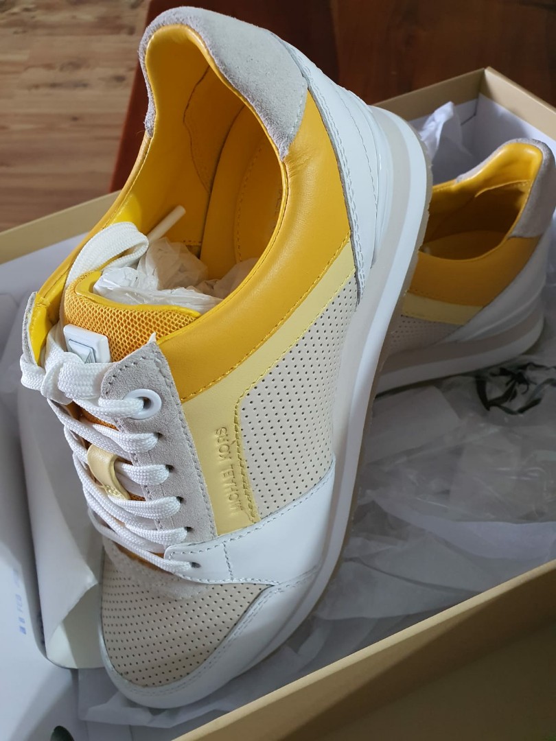 michael kors yellow shoes