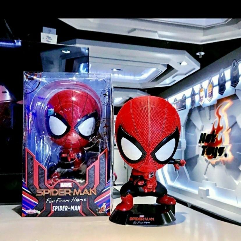 MISB Large Sized 21cm Tall Hot Toys Cosbaby Spiderman ( L ) Marvel  Spider-Man Far From Home, Hobbies & Toys, Toys & Games on Carousell