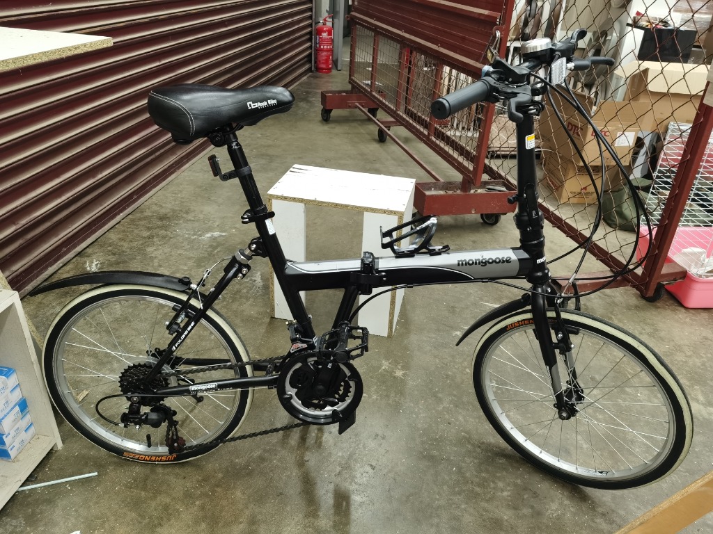 mongoose folding bike 20