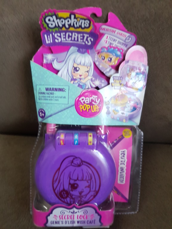 MOOSE Shopkins Lil Secrets Party Pop Ups Secret Lock Hobbies
