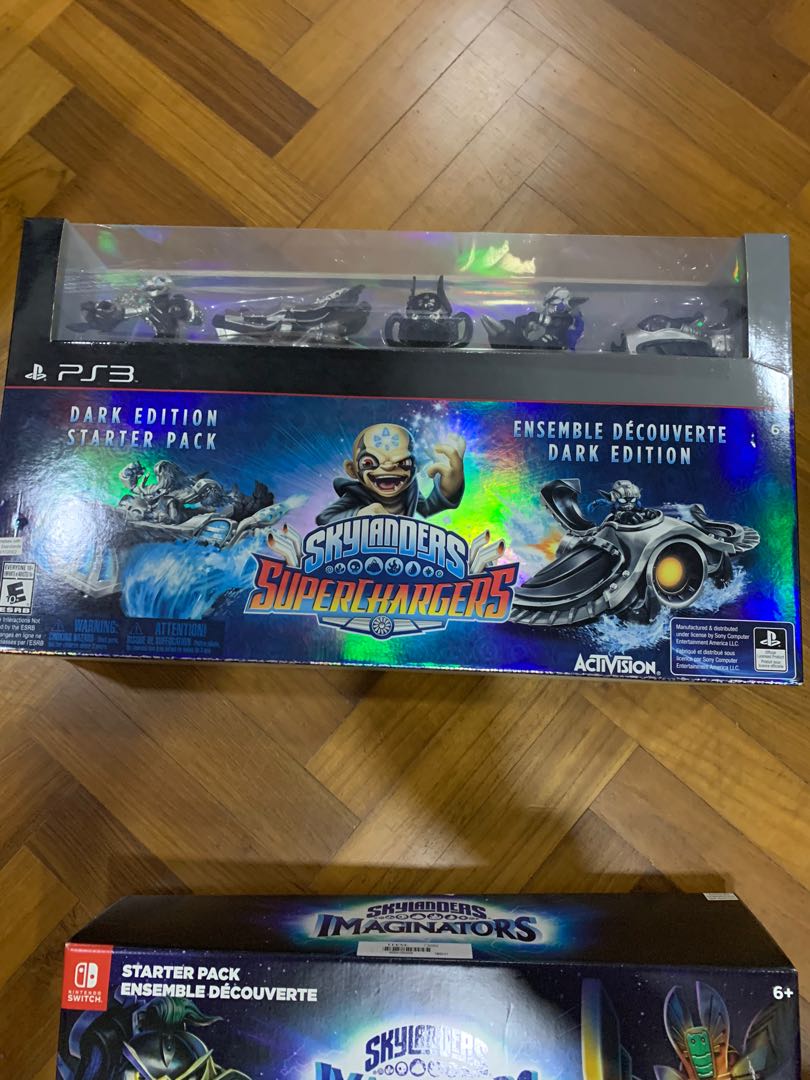 New Skylanders Dark Edition Toys Games Video Gaming Video Games On Carousell Skylanders giants dark earth air skylandersswapforce life element skylanderstrapteam. new skylanders dark edition