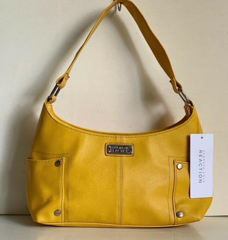 yellow hobo bag