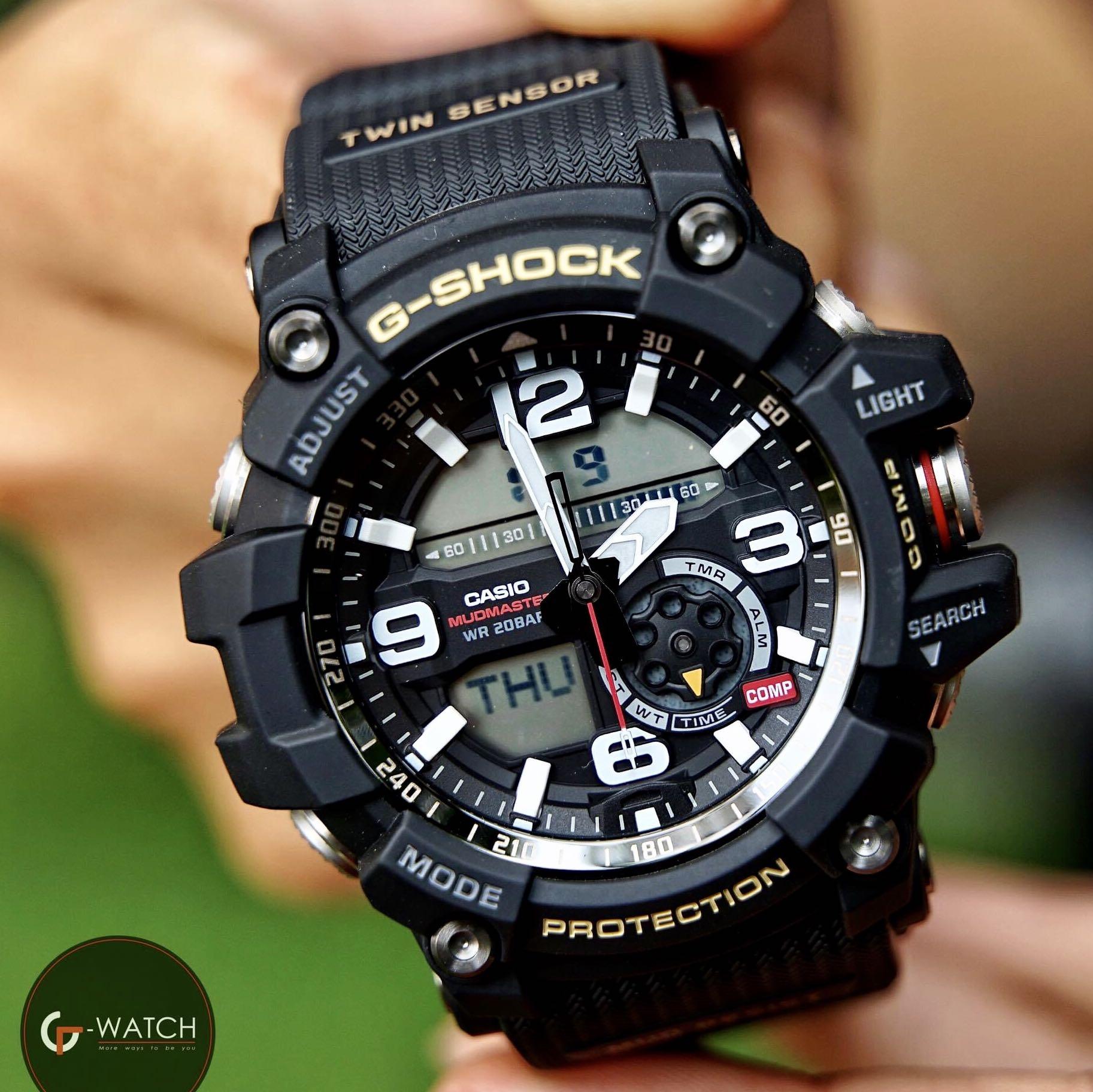 New Mudmaster Gshock Unisex Diver Sports Watch 100 Original Authentic Casio G Shock Gg 1000 1a Gwg 1000 1a Deep Black Luxury Watches On Carousell