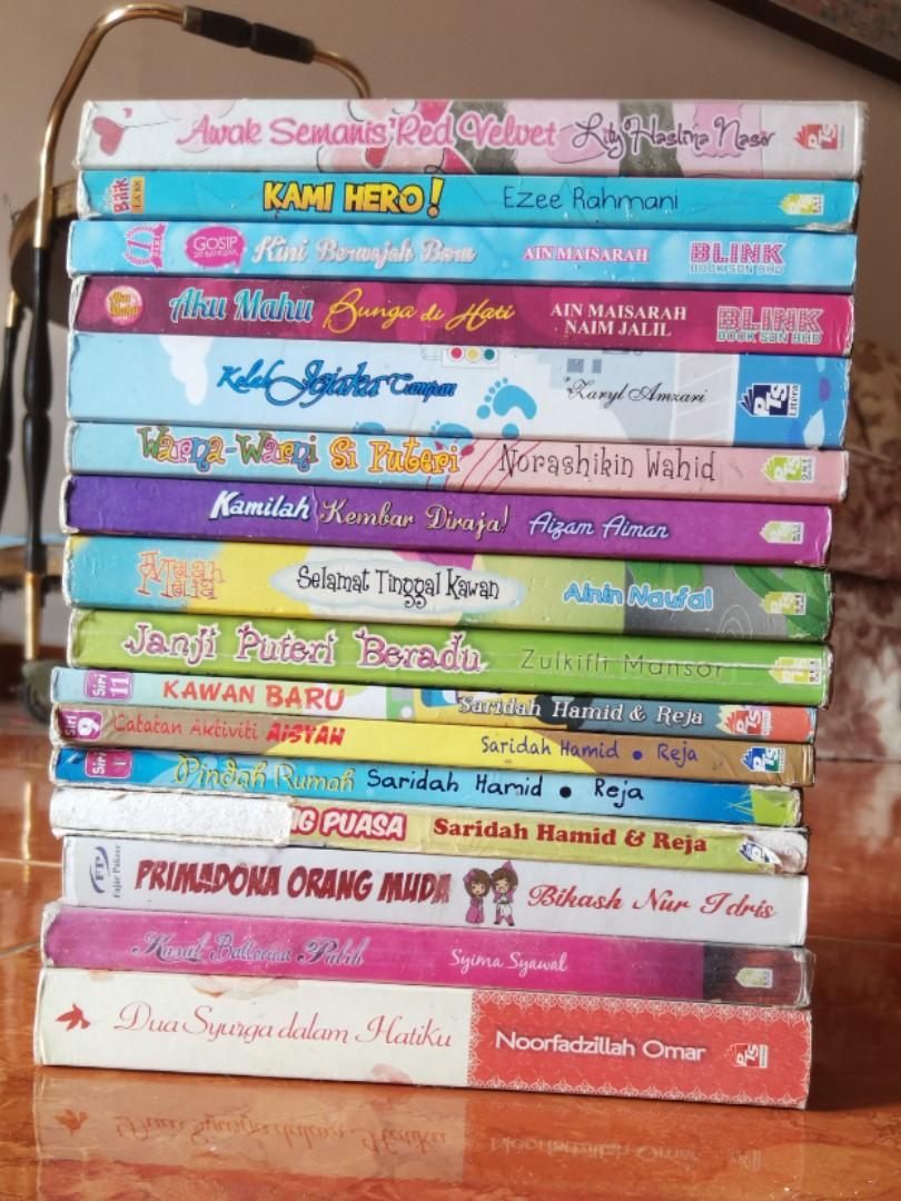 Novel Melayu Untuk Remaja All For Rm 30 Books Stationery Books On Carousell