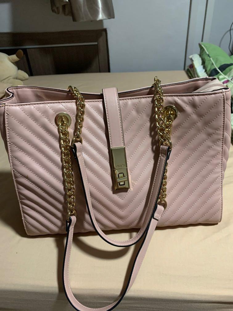 aldo light pink bag