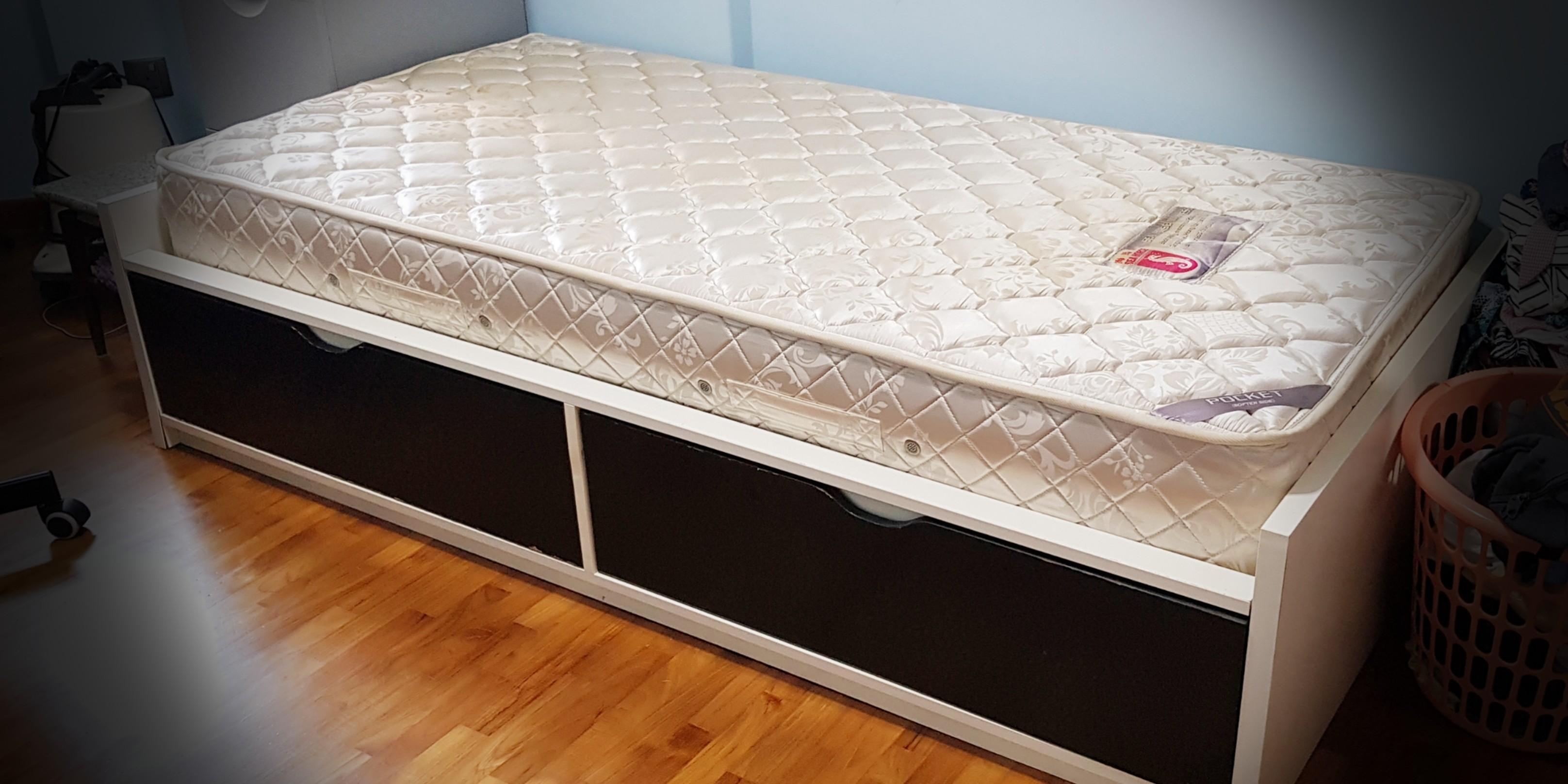 ikea brimnes daybed mattress size