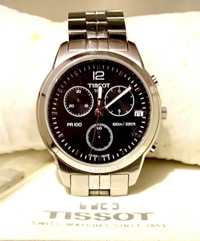 Original Tissot 1853 Chronograph T049417A PR100 Quartz Men s Wrist Watch