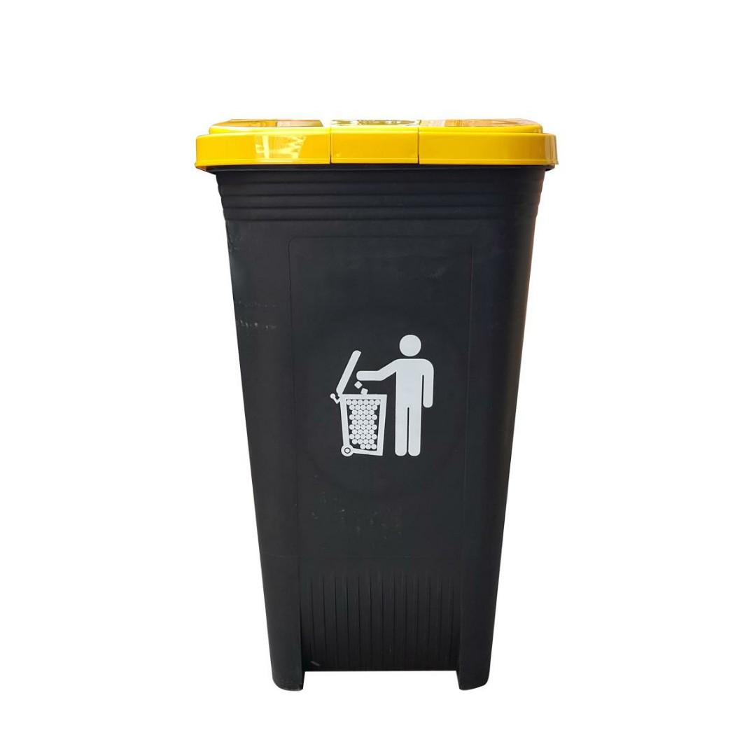 Orocan Trash can 80L / Garbage Bin with wheels, Furniture & Home Living