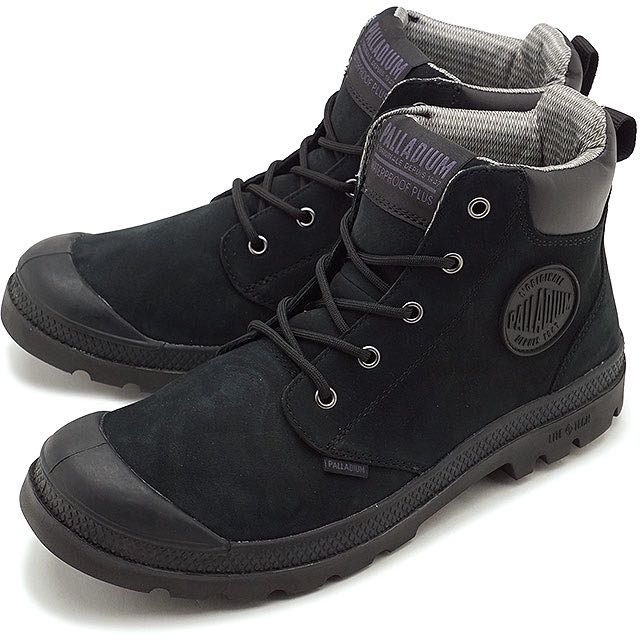 Palladium pampa boots 黑色防水鞋, 女裝 
