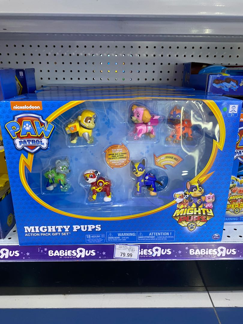 Paw Patrol Mighty Pups Gift Set Hobbies Toys Toys Games on