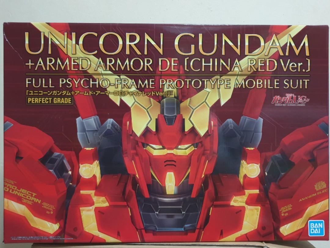 Pg Unicorn Gundam Bande Dessinee China Red Limited Ver Toys