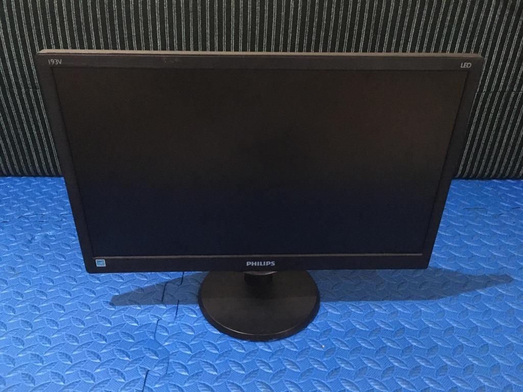 Philips 16inch PC Monitor LED Backlight [193v5L Model] Fully