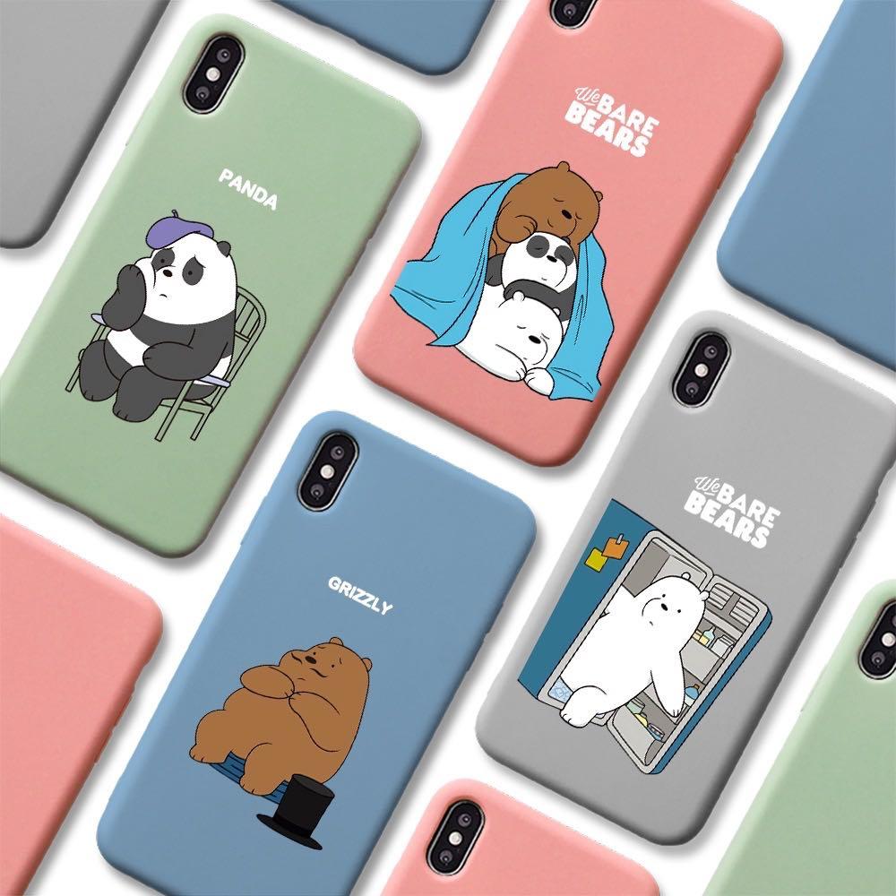 PO] We Bare Bears iPhone Case, Mobile Phones & Gadgets, Mobile & Gadget  Accessories, Cases & Sleeves on Carousell