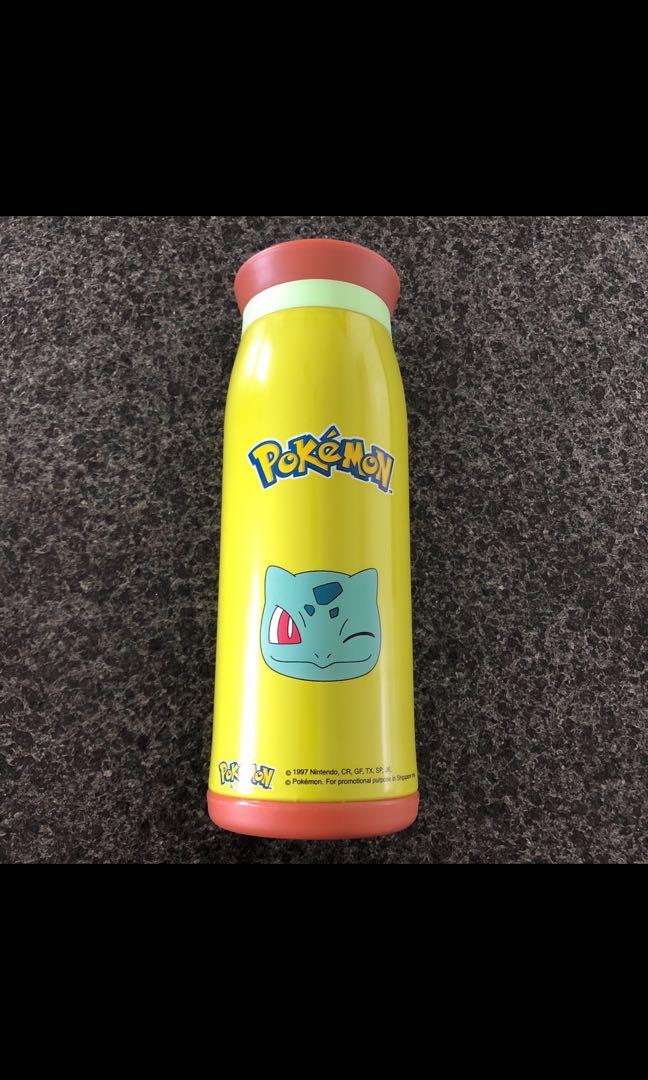 Pokemon Thermos Water Bottle 18.5cmx7cmx7cm (Eevee/Squirtle/Balbasaur