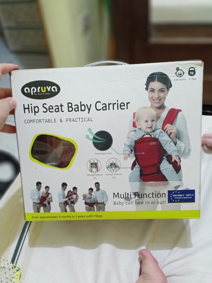 apruva hip seat carrier