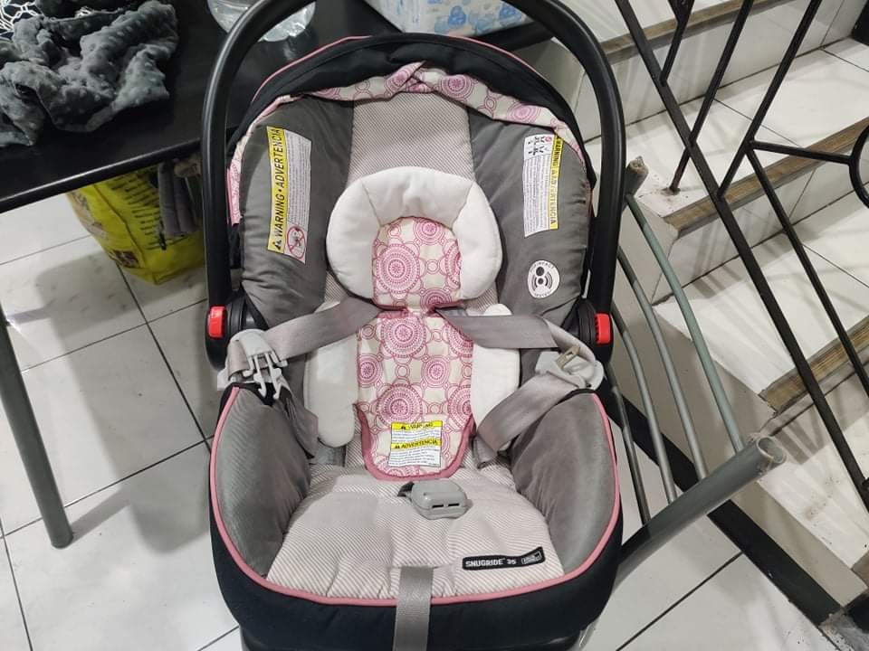 Preloved Cat Graco Pink Babies Kids Going Out Car Seats On Carou Preloved Cat Graco Pink Babies, Graco Pink Car Seat Infant