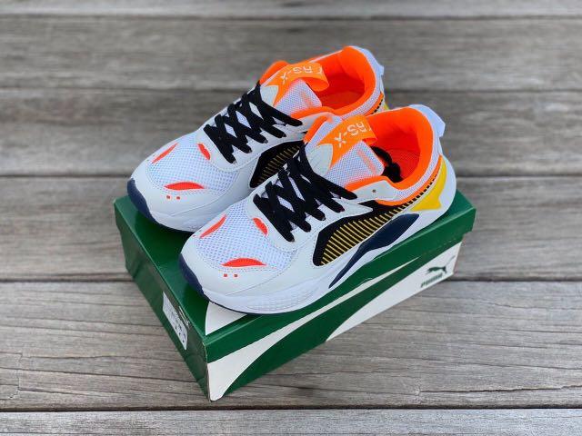 PUMA RSX GREY ORANGE
