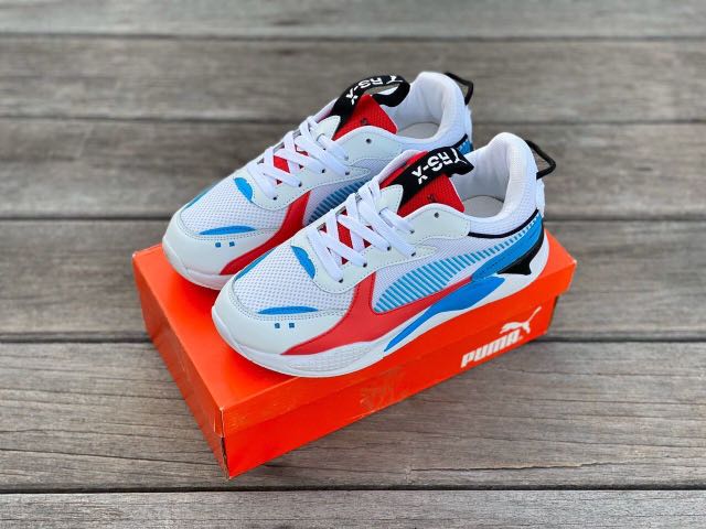 Puma rsx white and blue store