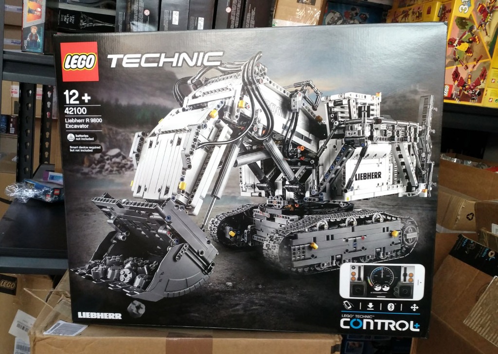 lego technic liebherr excavator