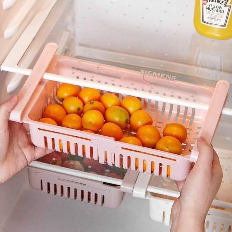 Ref basket (Category: Laundry Baskets) located in Mandaluyong City. Submitted by shopmla (Listing ID 1017307143, Image 1). Description: Refrigerator Storage Box Creative Stretchable Fridge Pull-out Drawer For Home 4colors P150. each *minimum of 3 pcs. Per order.