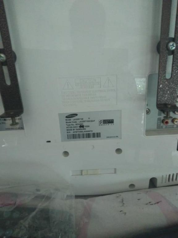 Samsung White Frame TV LA32R71W W/Hdmi 32 inches P9500, TV & Home